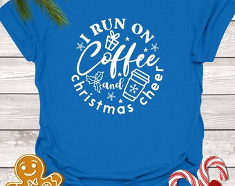 T-shirt Coffee & Christmas Cheer: T-shirt voor feestelijke feestdagen