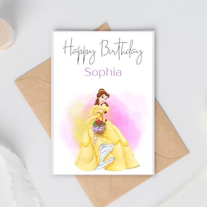 Children’s Happy Birthday Card - Belle