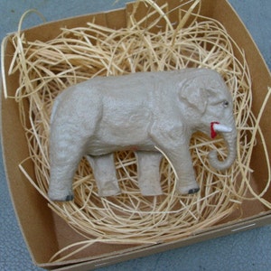 New Dresden Christmas Ornament 3D paper Elephant Decoration