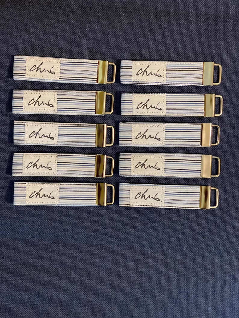 Memory Key Chain Wristlets - Made from a Loved One's Clothing | Personalized with Handwriting | image 10