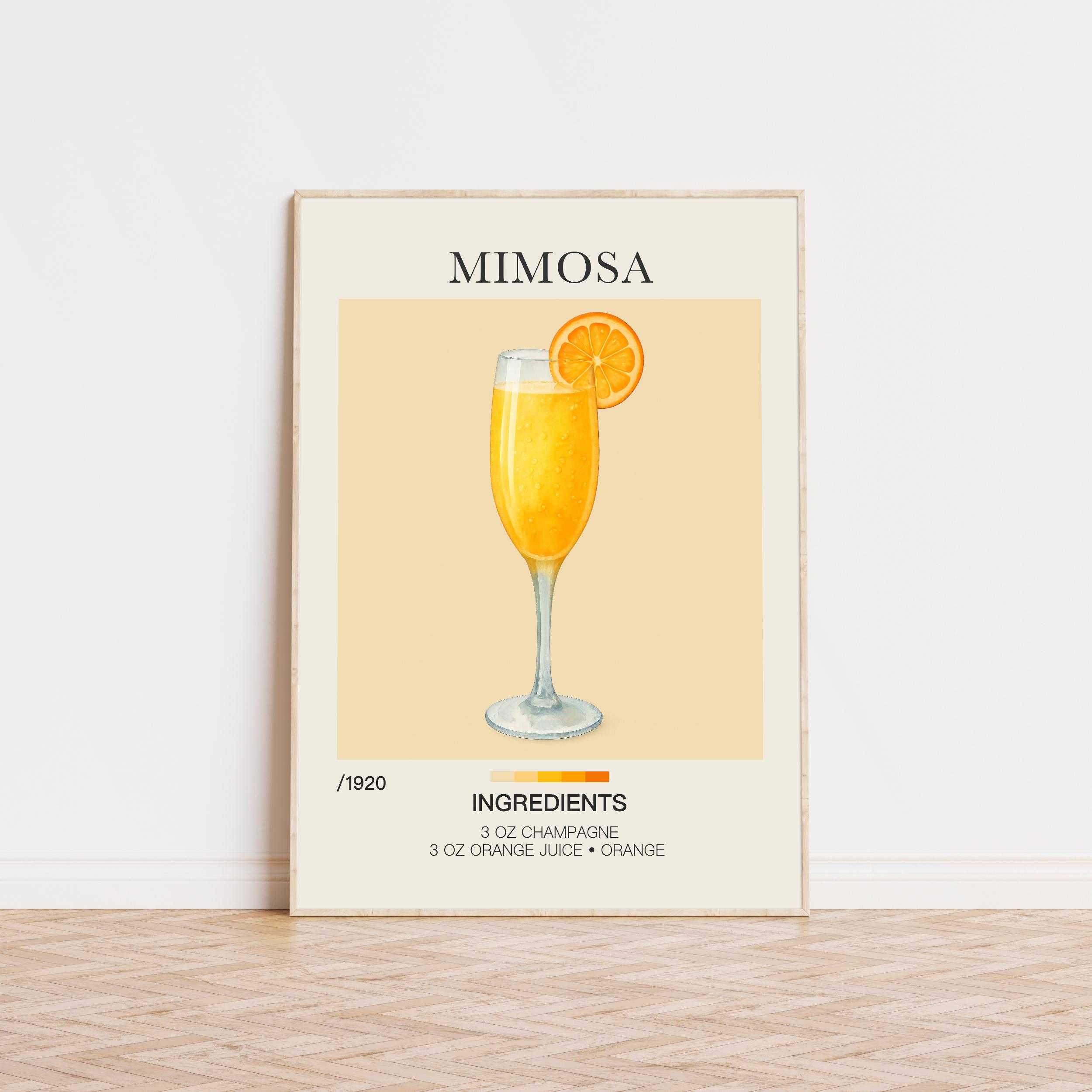 Mimosa Recipe Print