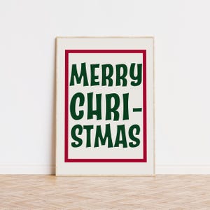 メリークリスマスプリント、グリーンレトロプリント、バーカートアート、トレンディアートプリント、プレッピールームデコレーション、美的ウォールアート、美術館品質のアートプリント
