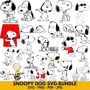 Cute Dog SVG Bundle | Cartoon Puppy Clipart | Digital Download for Cricut & Sublimation