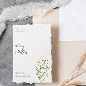 Weihnachtsfeiertags-Karte | Elegante Ideen für Ihre festlichen Zusammenkünfte | Perfekt für Familie und Freunde | Verstellbare Weihnachtskarte