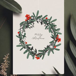 Weihnachtsfeiertags-Karte | Elegante Ideen für Ihre festlichen Zusammenkünfte | Perfekt für Familie und Freunde | Verstellbare Weihnachtskarte