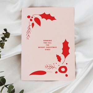 Weihnachtsfeiertags-Karte | Elegante Ideen für Ihre festlichen Zusammenkünfte | Perfekt für Familie und Freunde | Verstellbare Weihnachtskarte