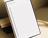 Editable To-Do List Template | Minimalist Daily Planner (Printable PDF)