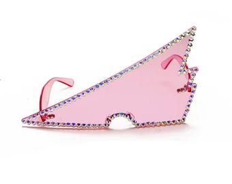 Sexy Bling Pink Sunglasses