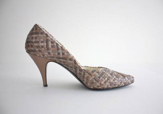 woven heels