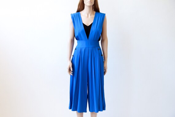 80s/90s pinafore jumpsuit