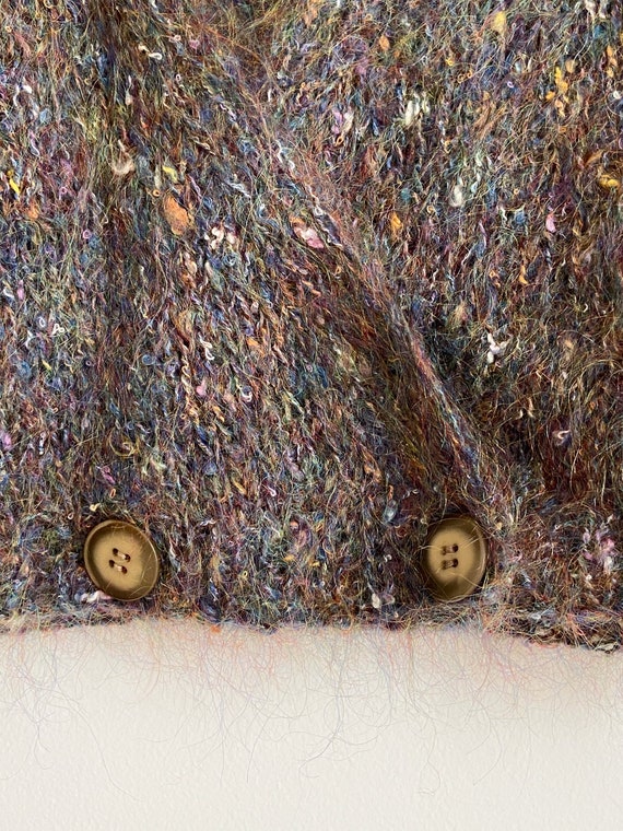 ELLEN TRACY mohair confetti sweater vest | Medium - image 4