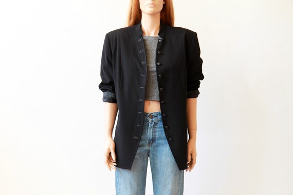 80s/90s black blazer