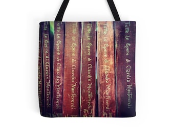 Opera Folio Bag ~ Classical Music ~ Tote Bag ~ Reusable Shopping Bag ~ Art ~ Claudio Monteverdi ~ Opera Singers ~