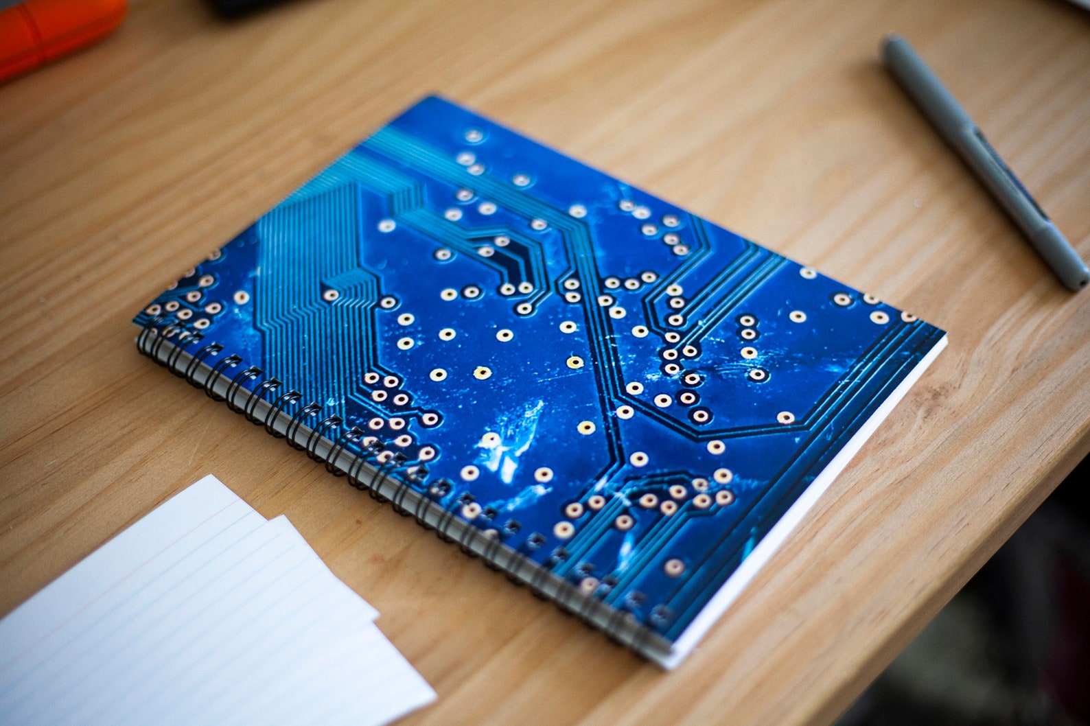 Circuit Board Notebook Blank Spiral Notebook Engineer Etsy