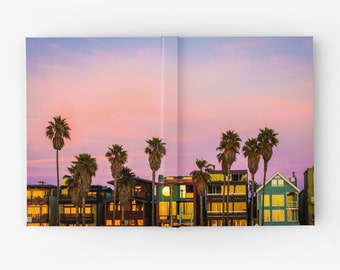 Venice Beach Hardcover Blank Book ~ Notebook ~ California ~ Sketchbook ~ LA ~ Beach ~ Boardwalk ~ Surf ~ Palm Trees ~ California ~