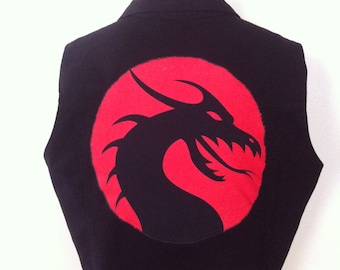 Vest Denim, Dragon