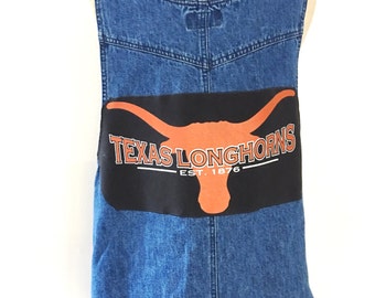 Dress Denim, Texas Longhorns Denim Dress