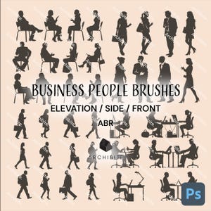 Photoshop Brushes - Business People