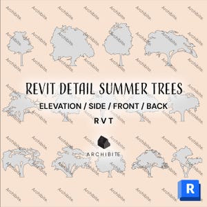 Revit Detail Artikel - Sommer Bäume Höhe