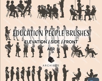 Photoshop Brushes - Education People