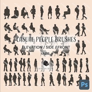 Photoshop Brushes - Casual People