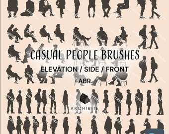 Photoshop Brushes - Casual People