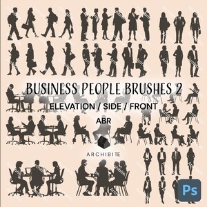 Photoshop Brushes - Business People 2