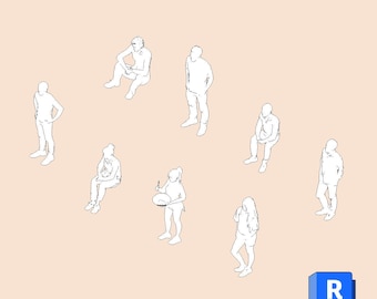Revit Entourage Casual People Simple