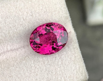 5.30 Cts Natural Garnet Pink Minor Included Oval Cut Loose Gemstone Ideal For Jewelry
