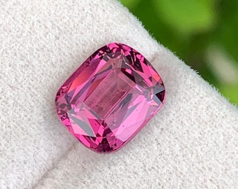 Natural Garnet 4.1 Cts Pink Cushion Cut Minor Included January Birthstone Tanzanian