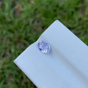 1 Ct Natural Purple Sapphire Minor Included Oval Cut Loose Gemstone Ideal For Ring image 7