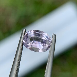 1 Ct Natural Purple Sapphire Minor Included Oval Cut Loose Gemstone Ideal For Ring image 6
