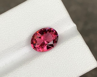 3,15 Cts Natural Eye Clean Pink Granat 10 mm Owalny Luźny Kamień Szlachetny Tanzania
