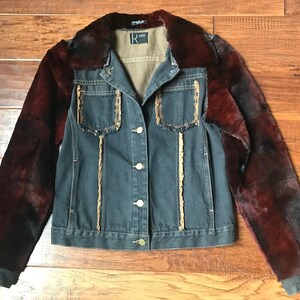 jean jacket with fur on inside
