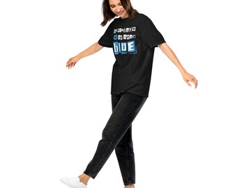 On Sundays We Wear Blue T-Shirt: Detroit Football, Funny 'Mean Girls' Parody