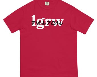 LGRW x Detroit T-Shirt: Star Wars Aurebesh Red Wings Fan Gear