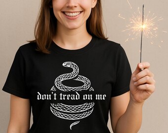 Don't Tread on Me Snake Tee – Reputation-Inspired, Patriotic Unisex Shirt