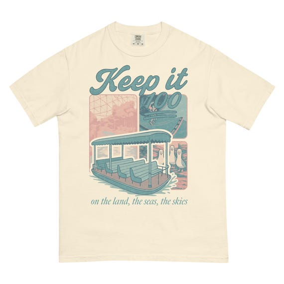 Epcot Ride Inspired Tee: Keep It 100 on the Land, the Seas, the