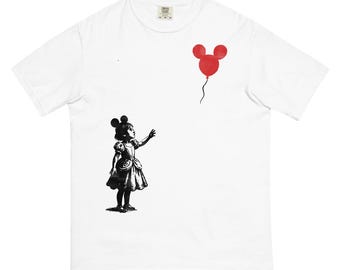 The Happiest Place on Earth (Sort Of) – Banksy-Style Comfort Colors T-Shirt