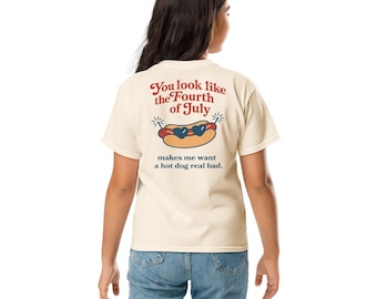 Funny Fourth of July T-Shirt: Legally Blonde Hot Dog Tee