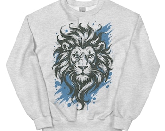 Moletom unissex Detroit Lions com gola redonda