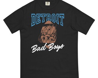 Camiseta Detroit Lions x Bad Boys: Camiseta Mashup de Futebol Americano Grit & Grind