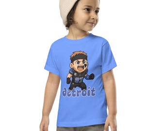 Detroit Chibi Aidan Hutchinson Toddler T-Shirt