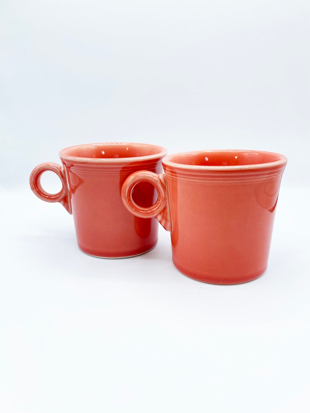 Vintage Fiestaware Fiesta Coffee Mugs in Red Paprika Tom and Jerry Mug