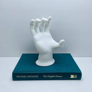 The Art of Hand | White Hand Statue | Luyesa Design Sculpture | Modern Minimalist Decor | Surrealist Art | Jewelry Holder | Unique Stand