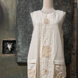 simple off white dress