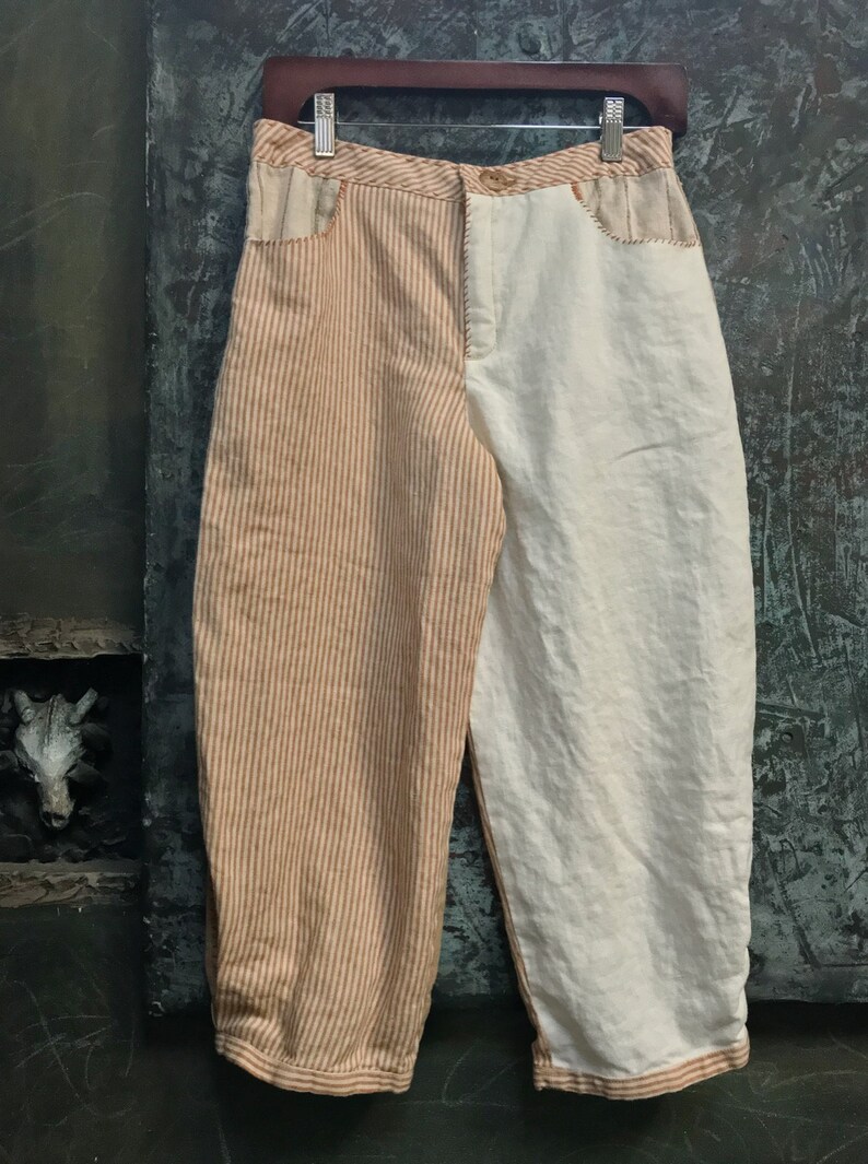 baggy beige pants