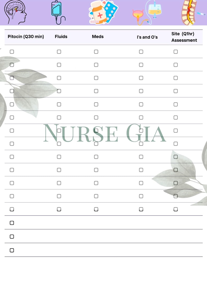 Think Anesthesia Checklist Images Epidural Nursing Checklist