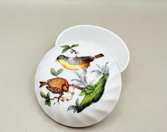 ヴィンテージ ヘレンド ロスチャイルド 鳥 卵型 小物入れ 小物皿