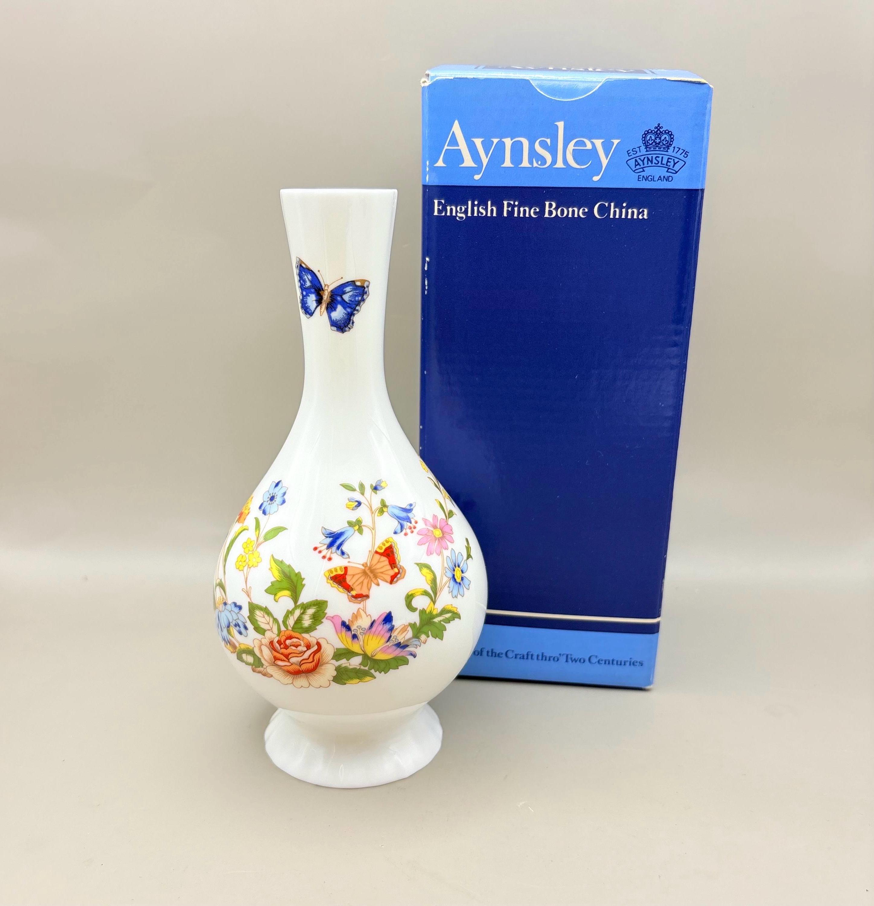 AYNSLEY 花瓶 イギリスから届いたエインズレイの花瓶、コテージガーデン